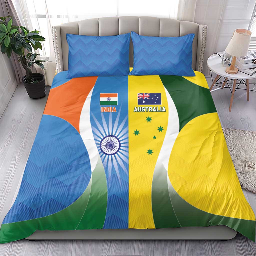 India Vs Australia Cricket Bedding Set Final Matchup - Vibe Hoodie