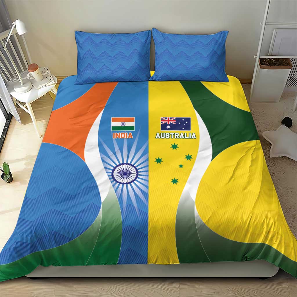 India Vs Australia Cricket Bedding Set Final Matchup - Vibe Hoodie