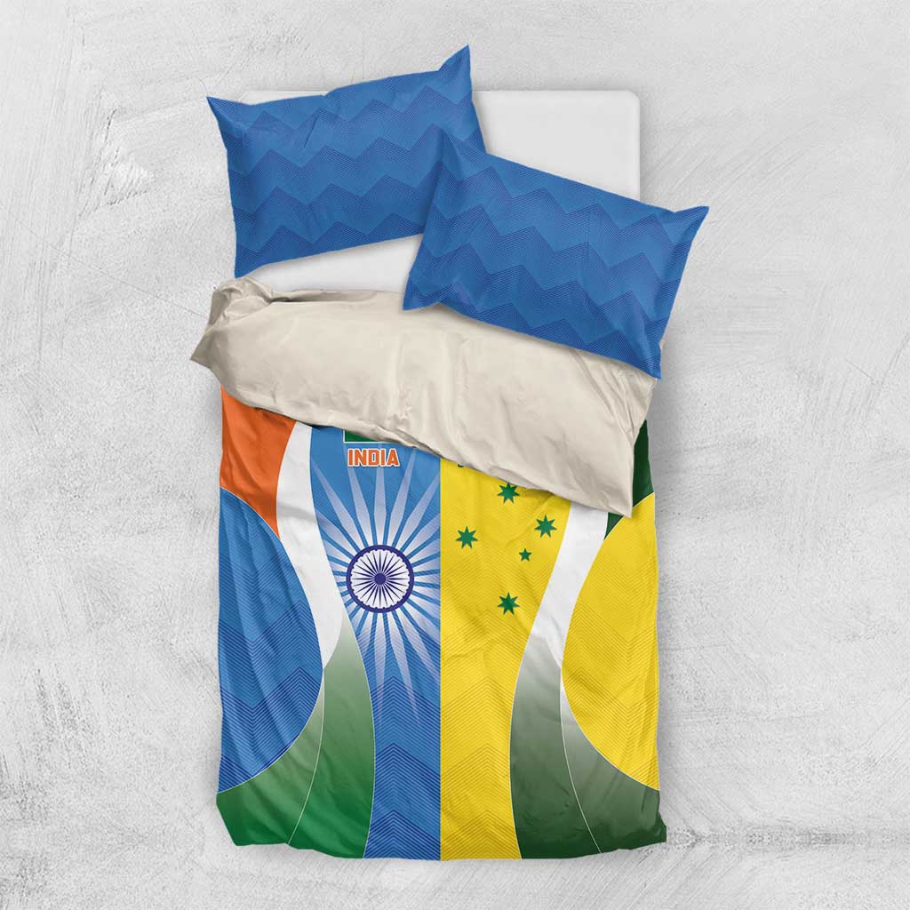 India Vs Australia Cricket Bedding Set Final Matchup - Vibe Hoodie