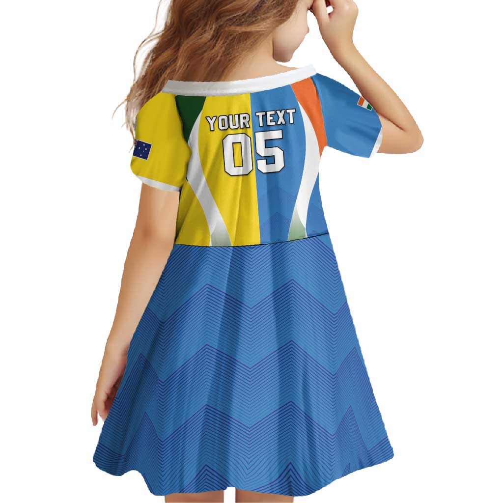 Custom India Vs Australia Cricket Family Matching Summer Maxi Dress and Hawaiian Shirt Final Matchup - Vibe Hoodie