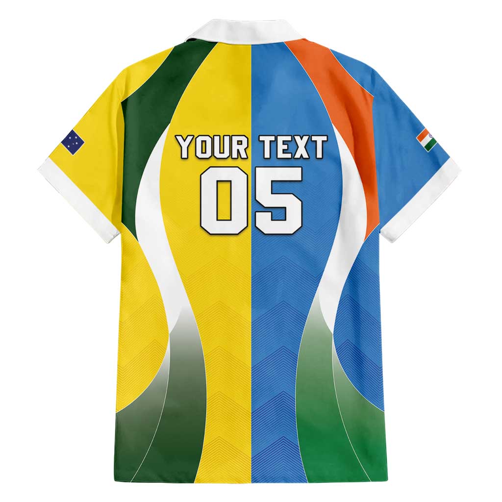 Custom India Vs Australia Cricket Hawaiian Shirt Final Matchup - Vibe Hoodie