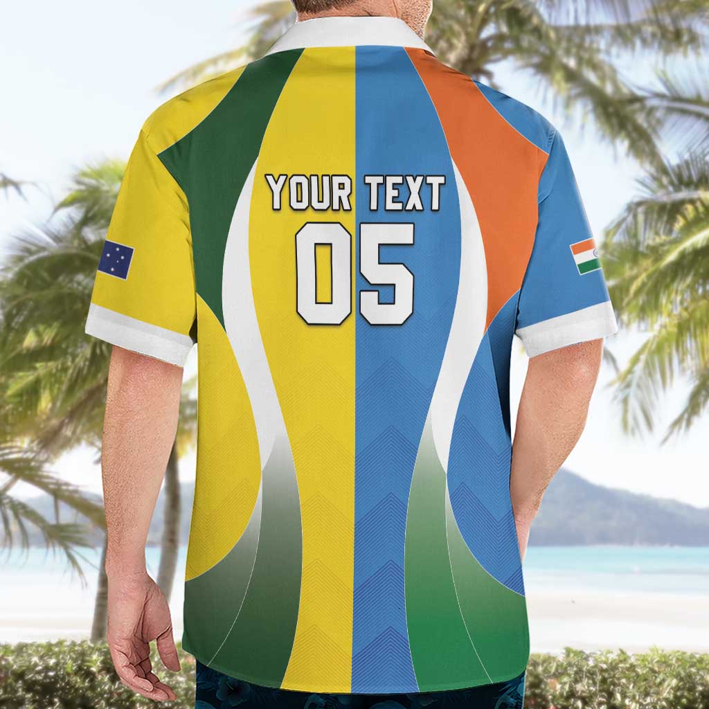 Custom India Vs Australia Cricket Hawaiian Shirt Final Matchup - Vibe Hoodie