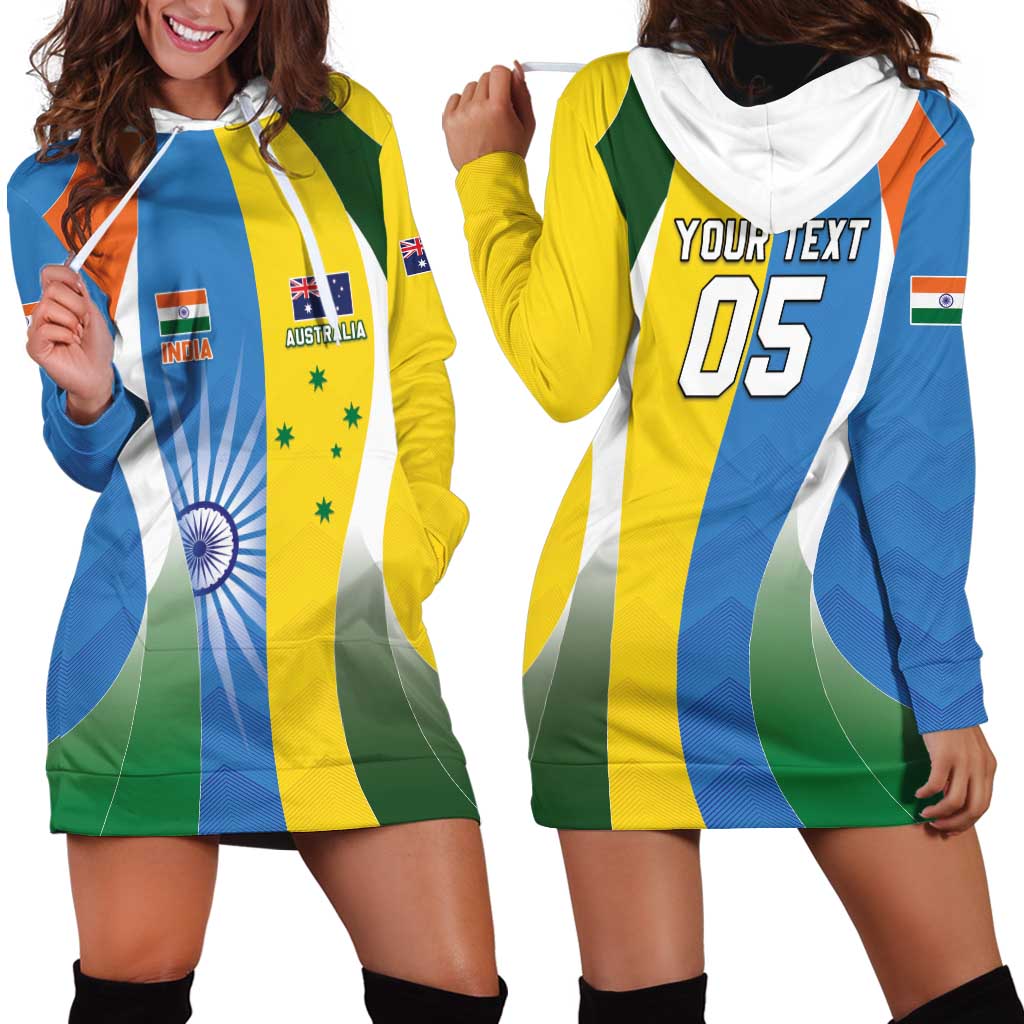 Custom India Vs Australia Cricket Hoodie Dress Final Matchup - Vibe Hoodie