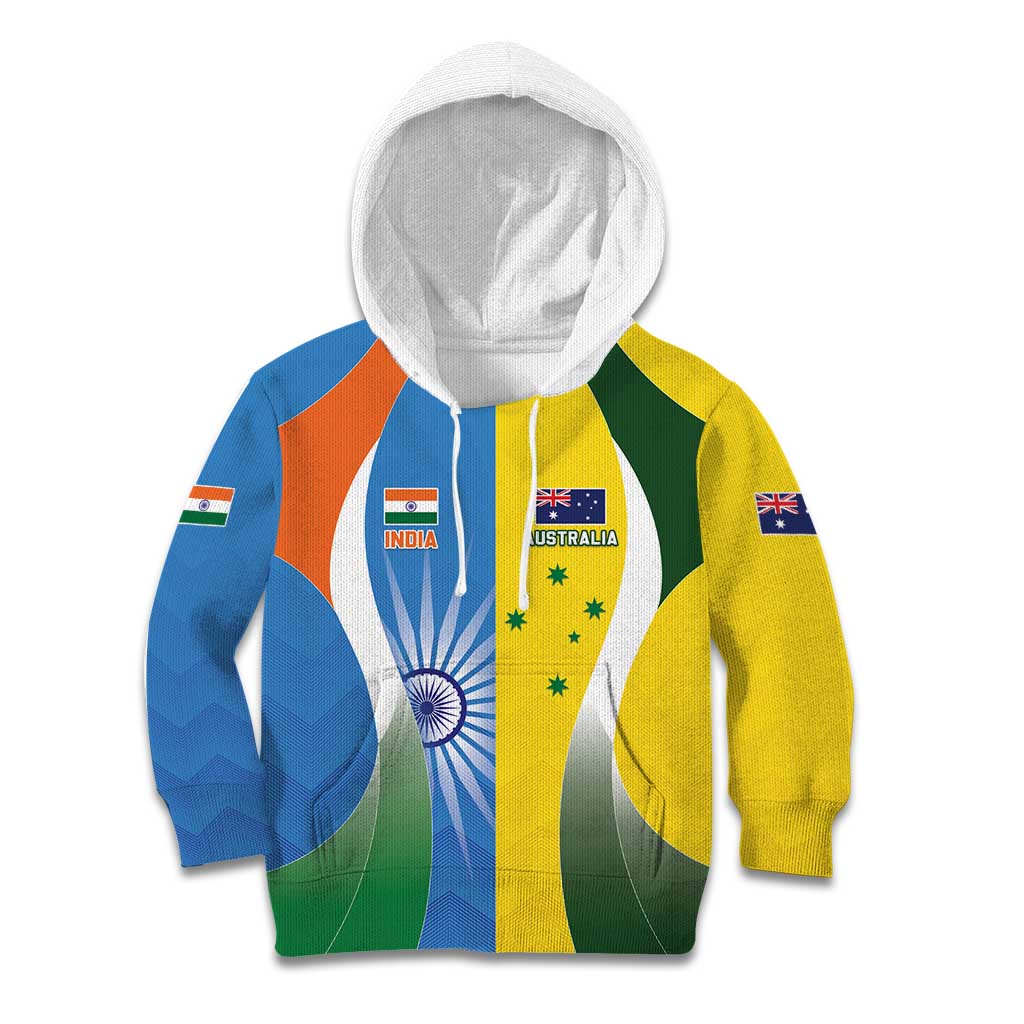 Custom India Vs Australia Cricket Kid Hoodie Final Matchup - Vibe Hoodie