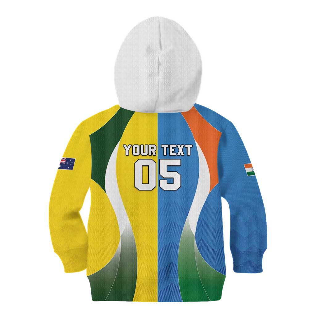Custom India Vs Australia Cricket Kid Hoodie Final Matchup - Vibe Hoodie