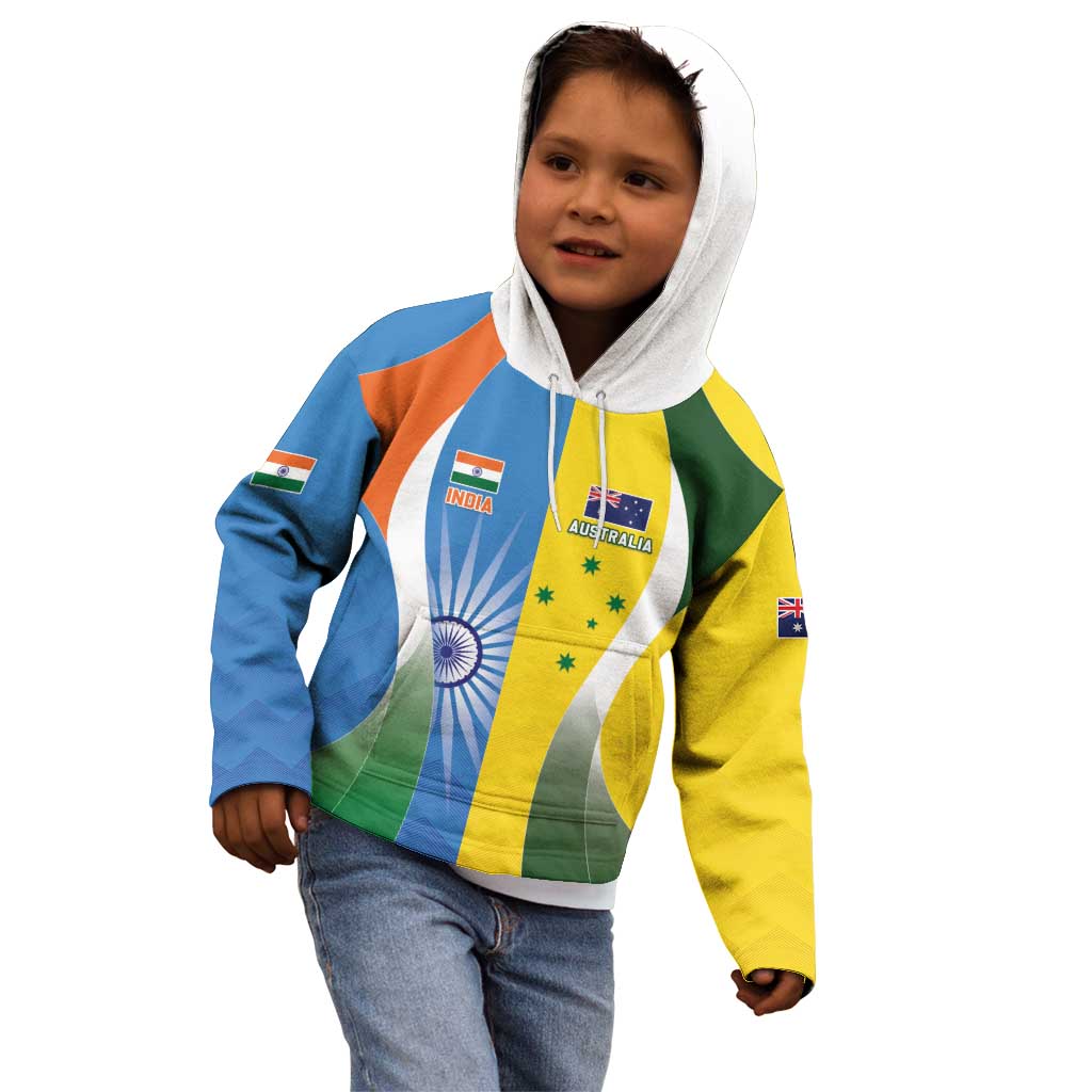 Custom India Vs Australia Cricket Kid Hoodie Final Matchup - Vibe Hoodie