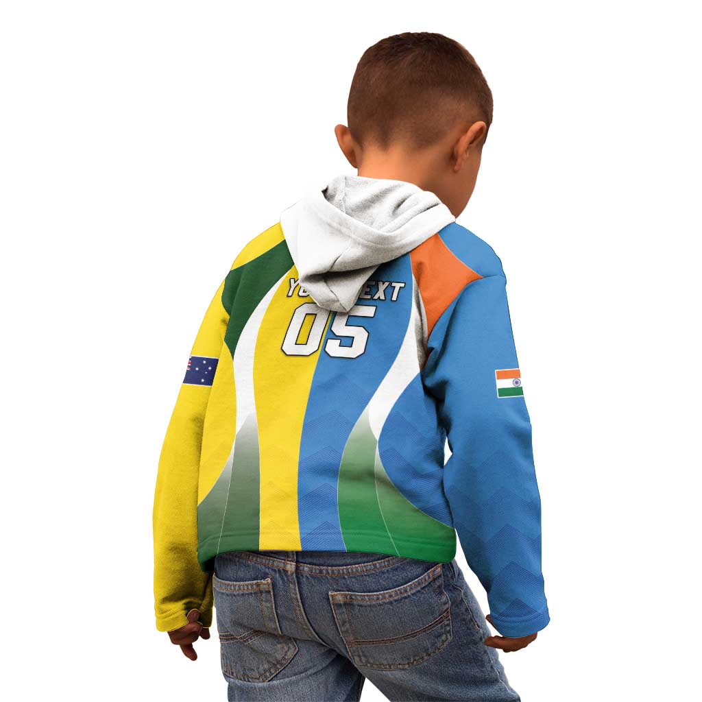 Custom India Vs Australia Cricket Kid Hoodie Final Matchup - Vibe Hoodie