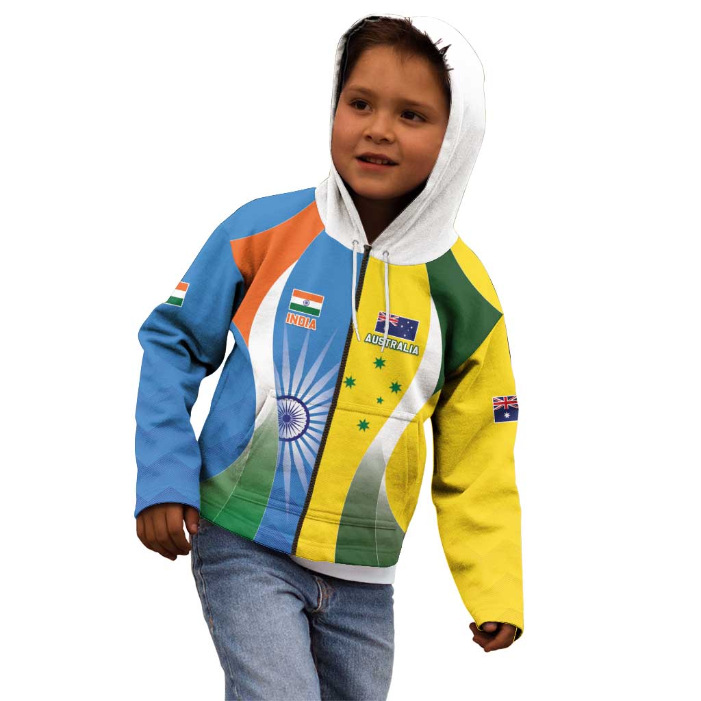 Custom India Vs Australia Cricket Kid Hoodie Final Matchup - Vibe Hoodie
