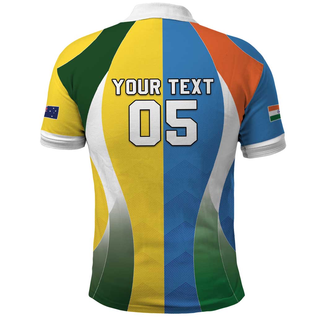 Custom India Vs Australia Cricket Polo Shirt Final Matchup - Vibe Hoodie
