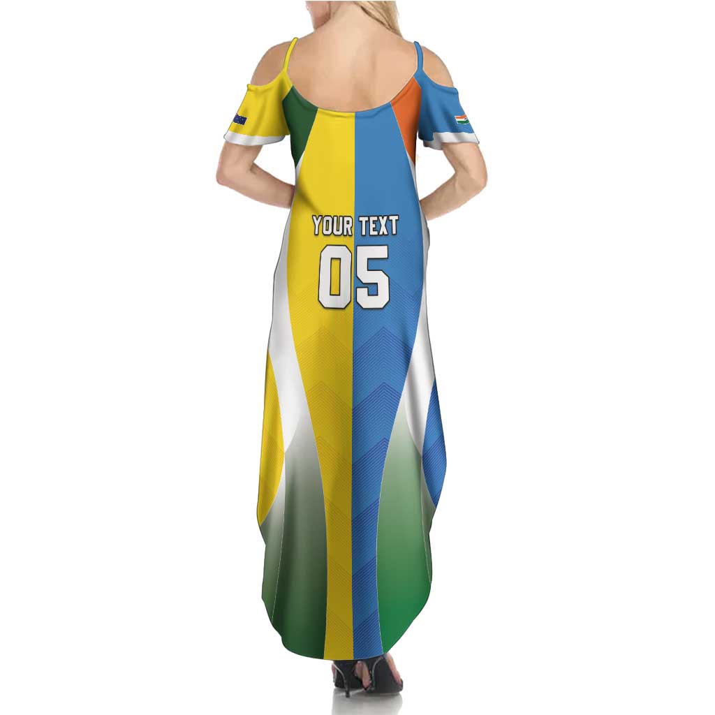 Custom India Vs Australia Cricket Summer Maxi Dress Final Matchup - Vibe Hoodie