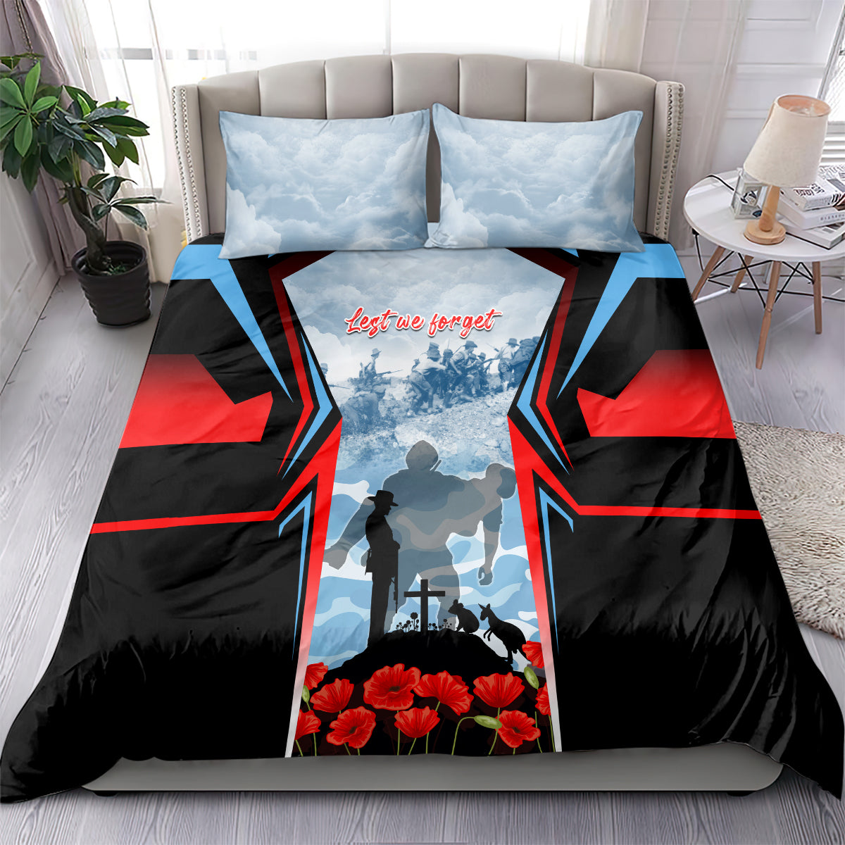Australia ANZAC Day Bedding Set Gallipoli Soldiers Simple Style LT05 - Vibe Hoodie Shop