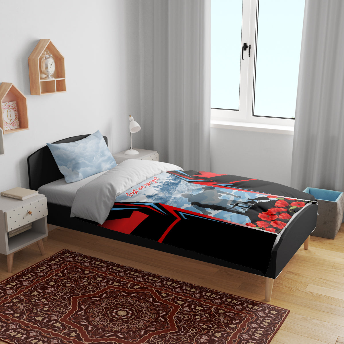 Australia ANZAC Day Bedding Set Gallipoli Soldiers Simple Style LT05 - Vibe Hoodie Shop