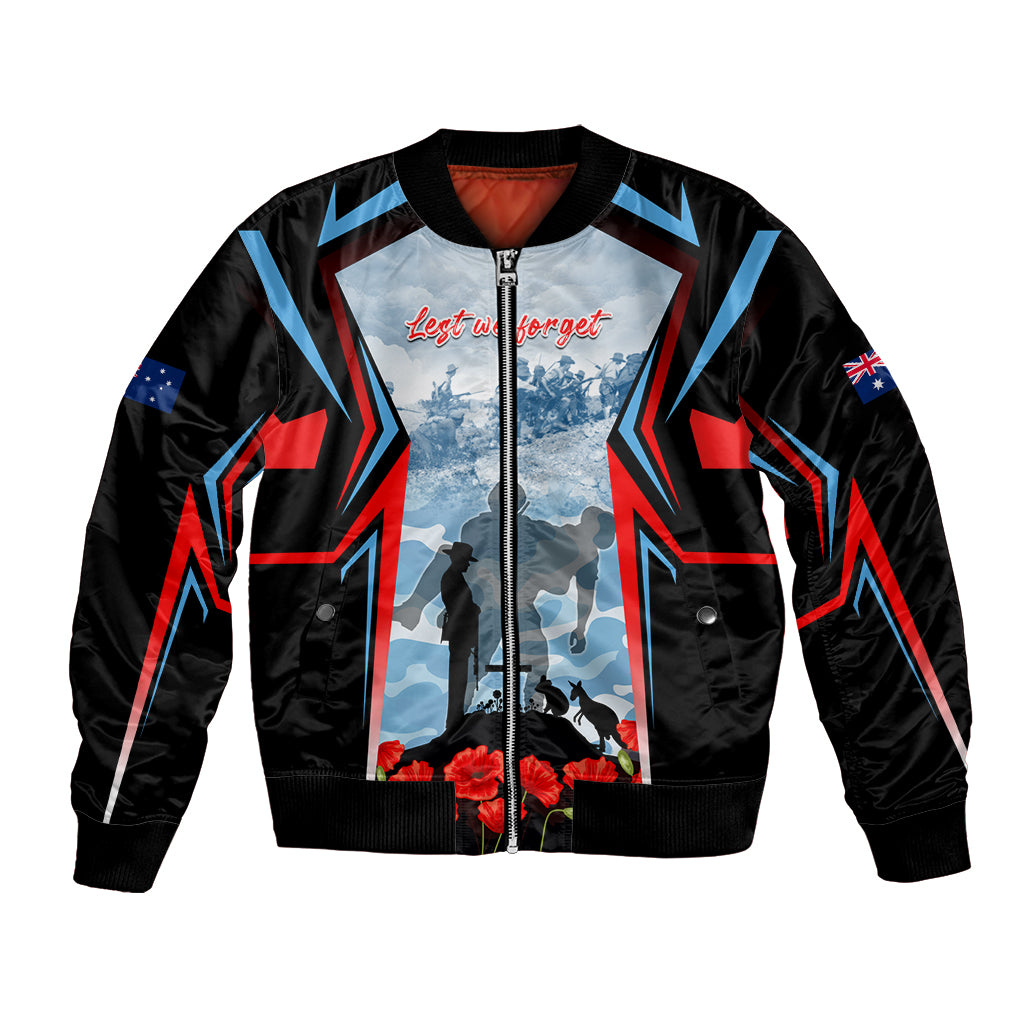 Australia ANZAC Day Bomber Jacket Gallipoli Soldiers Simple Style LT05 - Vibe Hoodie Shop
