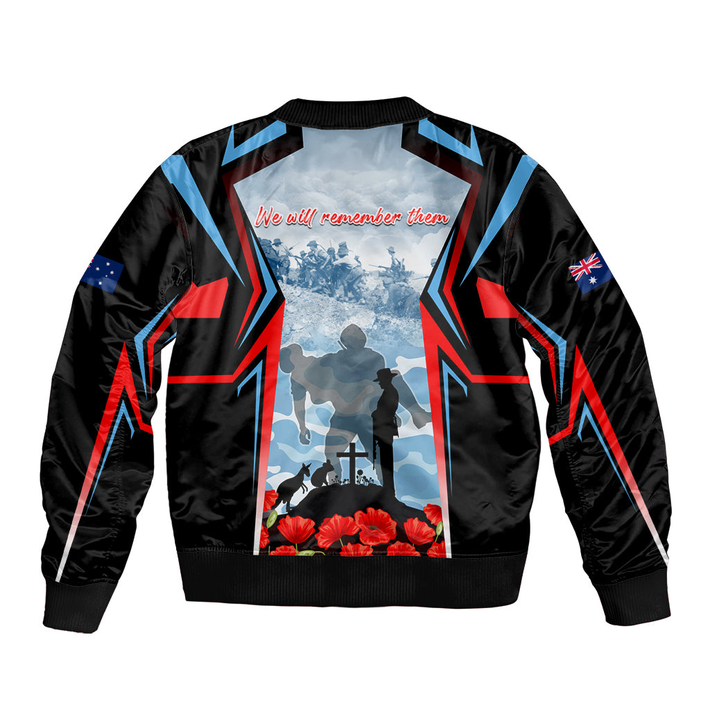 Australia ANZAC Day Bomber Jacket Gallipoli Soldiers Simple Style LT05 - Vibe Hoodie Shop