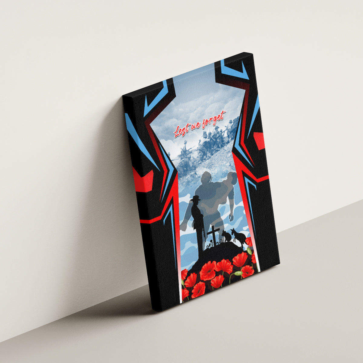 Australia ANZAC Day Canvas Wall Art Gallipoli Soldiers Simple Style