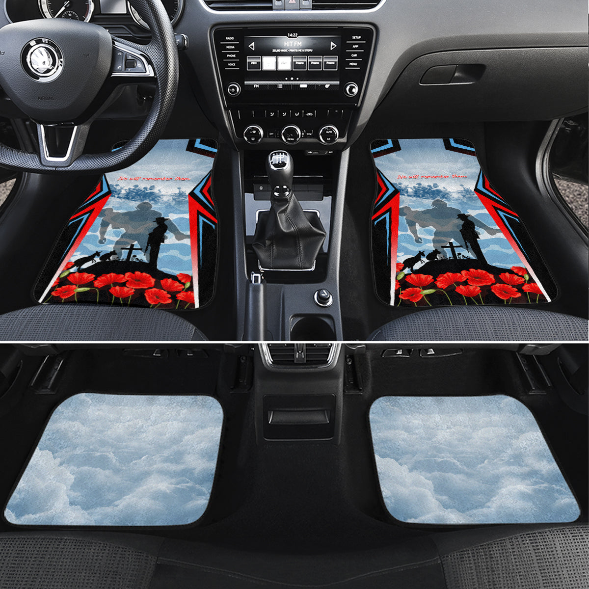 Australia ANZAC Day Car Mats Gallipoli Soldiers Simple Style