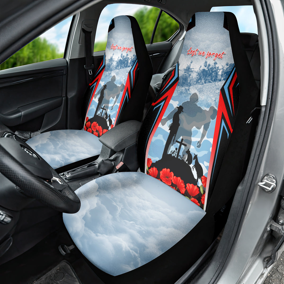 Australia ANZAC Day Car Seat Cover Gallipoli Soldiers Simple Style LT05 - Vibe Hoodie Shop