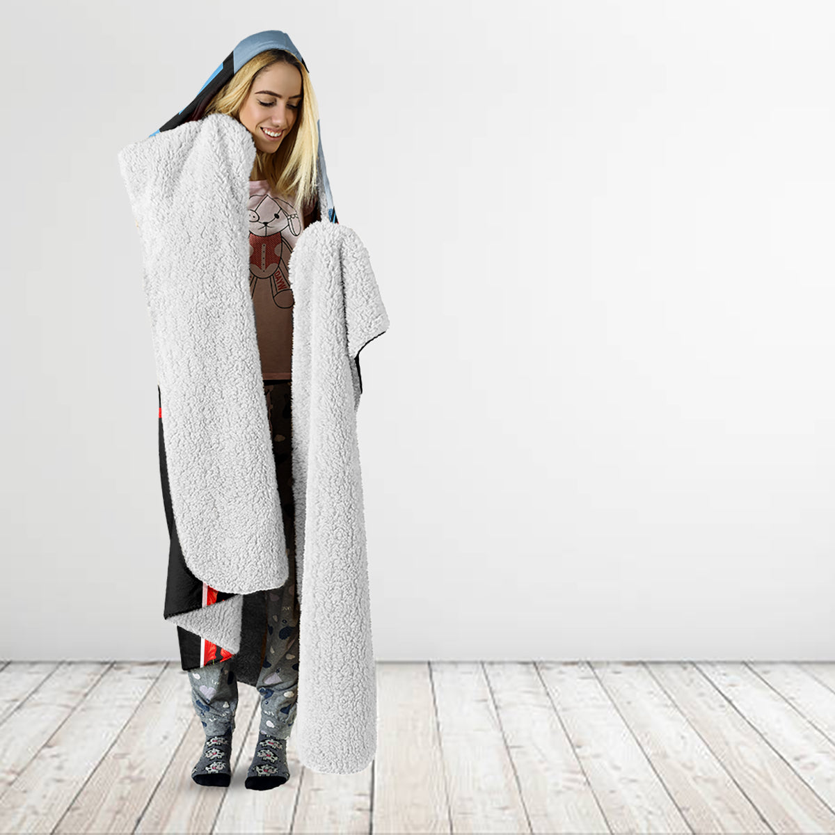 Australia ANZAC Day Hooded Blanket Gallipoli Soldiers Simple Style