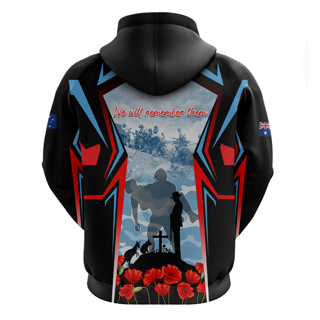 Australia ANZAC Day Hoodie Gallipoli Soldiers Simple Style LT05 - Vibe Hoodie Shop