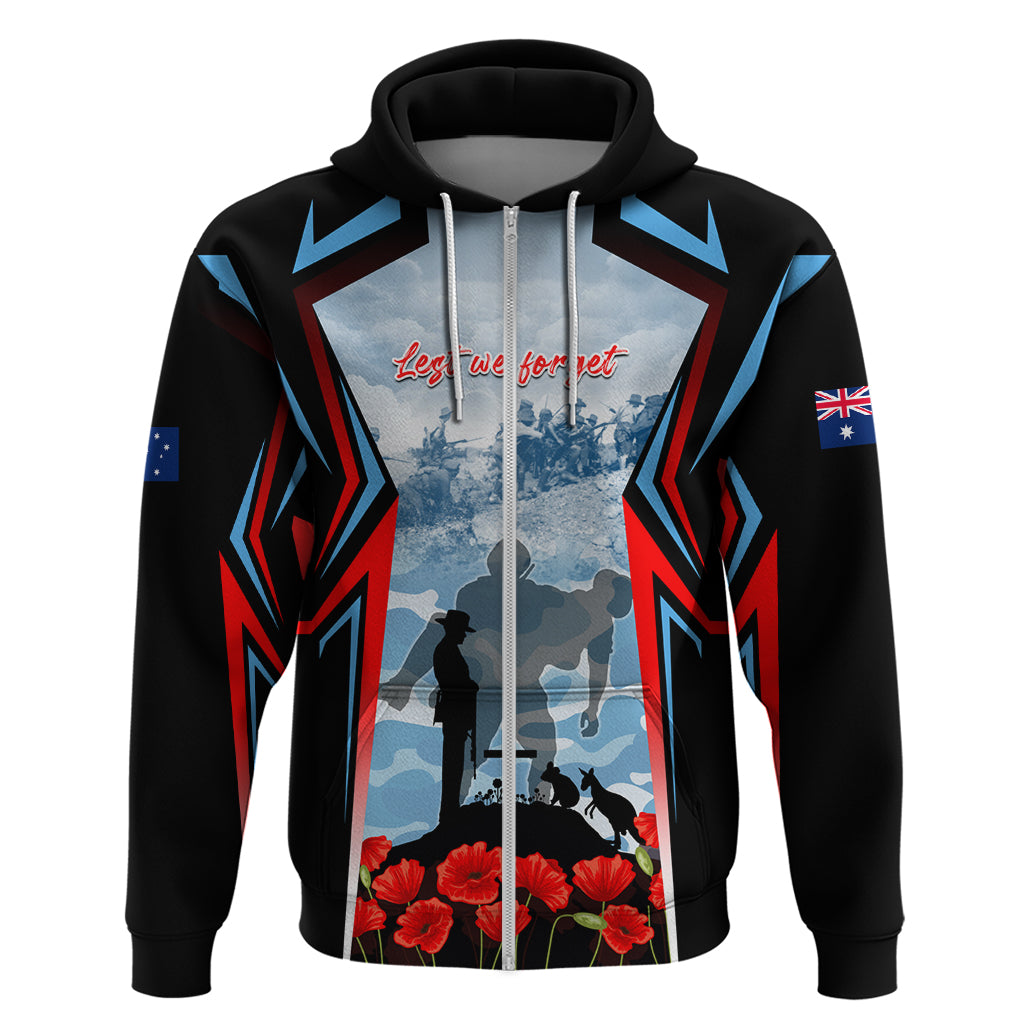 Australia ANZAC Day Hoodie Gallipoli Soldiers Simple Style LT05 - Vibe Hoodie Shop