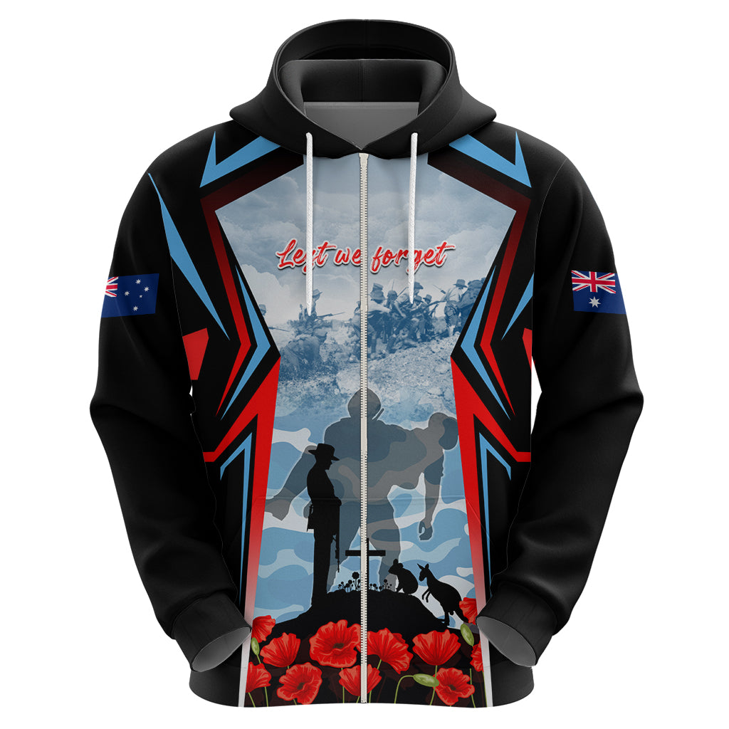 Australia ANZAC Day Hoodie Gallipoli Soldiers Simple Style LT05 - Vibe Hoodie Shop
