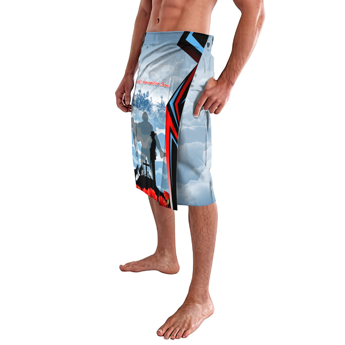 Australia ANZAC Day Lavalava Gallipoli Soldiers Simple Style