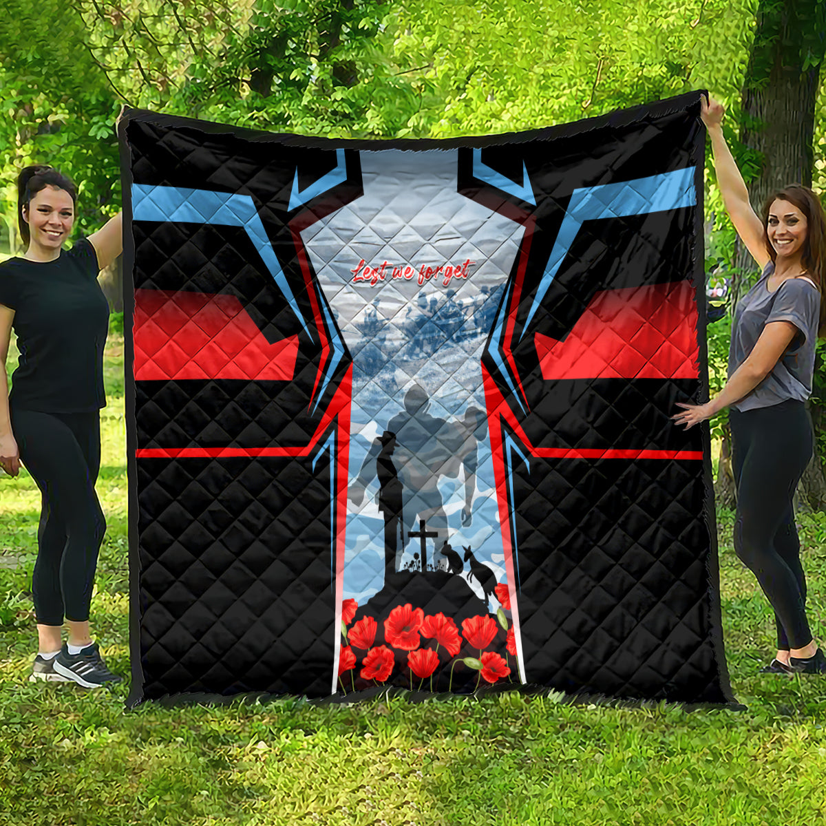 Australia ANZAC Day Quilt Gallipoli Soldiers Simple Style LT05 - Vibe Hoodie Shop