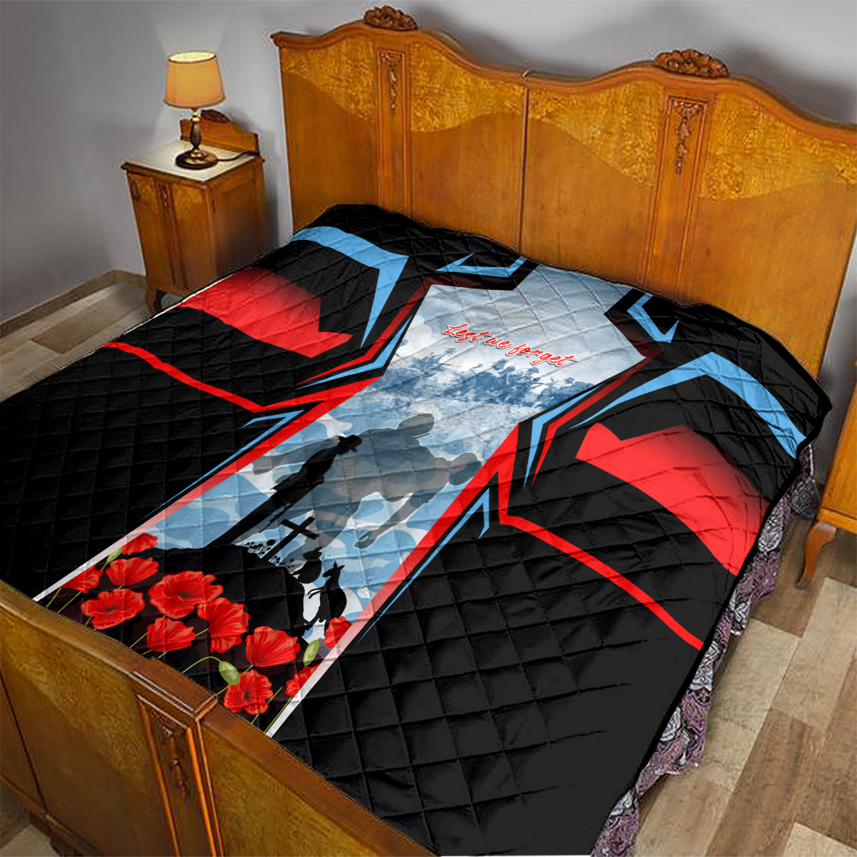 Australia ANZAC Day Quilt Gallipoli Soldiers Simple Style LT05 - Vibe Hoodie Shop