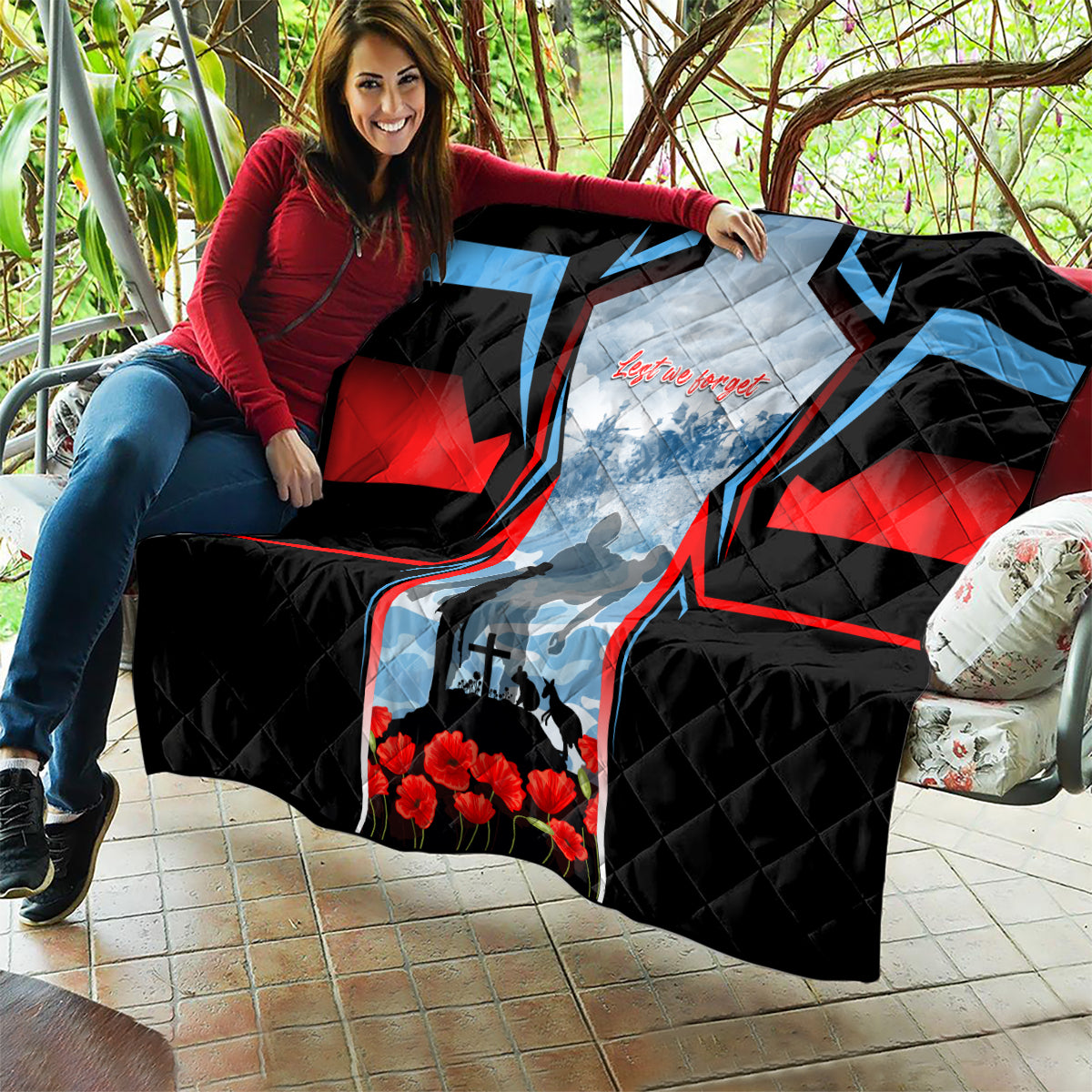 Australia ANZAC Day Quilt Gallipoli Soldiers Simple Style LT05 - Vibe Hoodie Shop