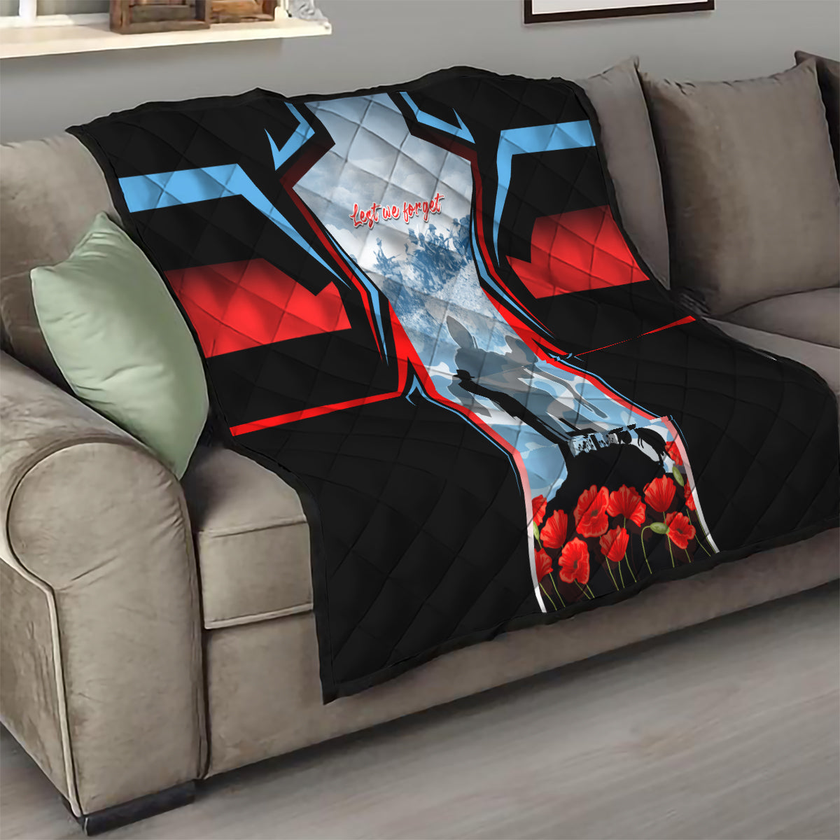 Australia ANZAC Day Quilt Gallipoli Soldiers Simple Style LT05 - Vibe Hoodie Shop