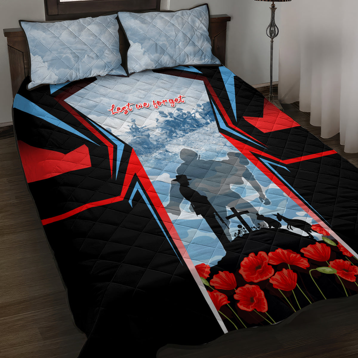 Australia ANZAC Day Quilt Bed Set Gallipoli Soldiers Simple Style LT05 - Vibe Hoodie Shop