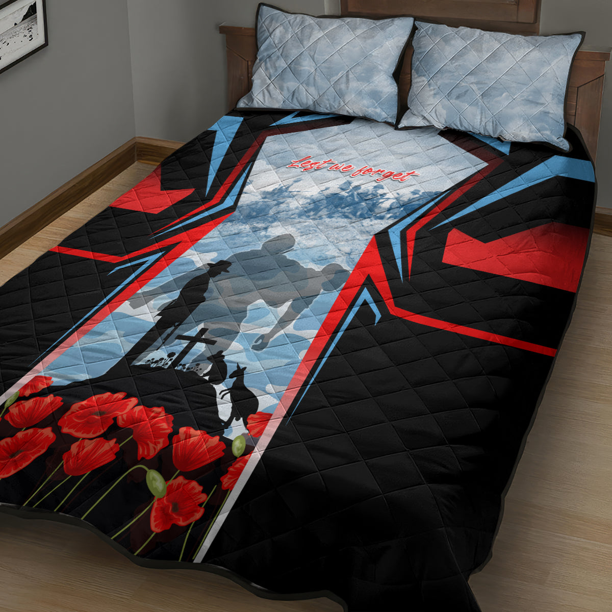 Australia ANZAC Day Quilt Bed Set Gallipoli Soldiers Simple Style LT05 - Vibe Hoodie Shop
