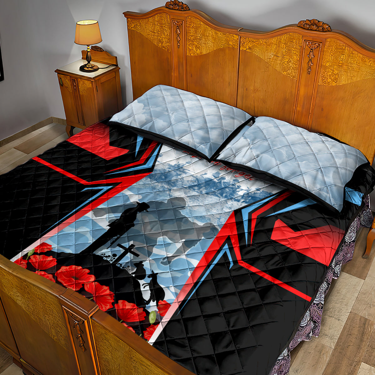Australia ANZAC Day Quilt Bed Set Gallipoli Soldiers Simple Style LT05 - Vibe Hoodie Shop
