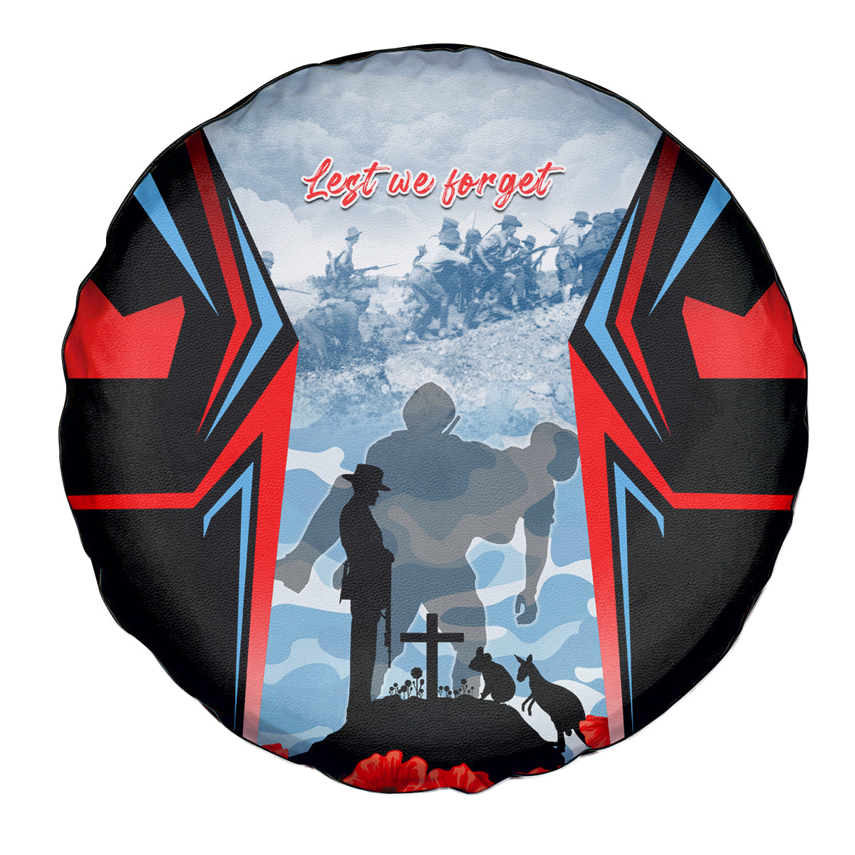 Australia ANZAC Day Spare Tire Cover Gallipoli Soldiers Simple Style LT05 - Vibe Hoodie Shop