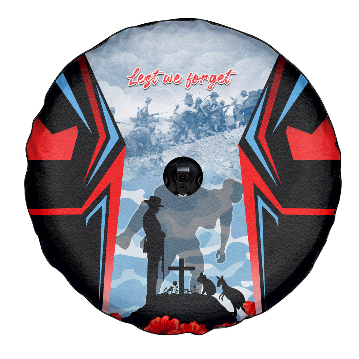 Australia ANZAC Day Spare Tire Cover Gallipoli Soldiers Simple Style LT05 - Vibe Hoodie Shop