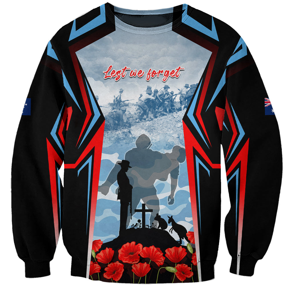 Australia ANZAC Day Sweatshirt Gallipoli Soldiers Simple Style LT05 - Vibe Hoodie Shop