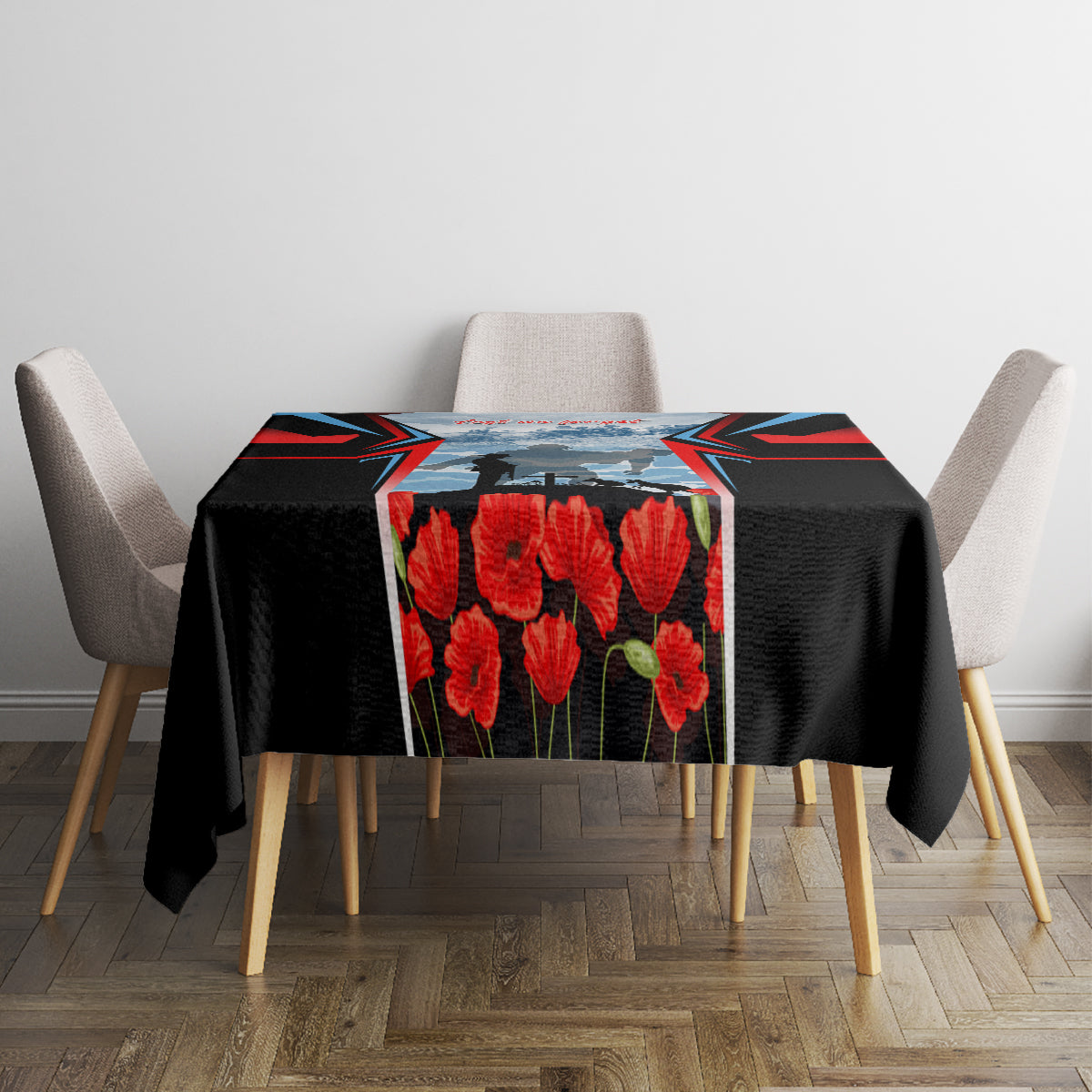 Australia ANZAC Day Tablecloth Gallipoli Soldiers Simple Style