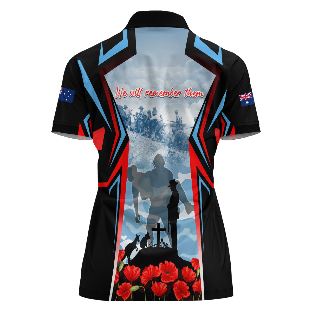 Australia ANZAC Day Women Polo Shirt Gallipoli Soldiers Simple Style LT05 - Vibe Hoodie Shop