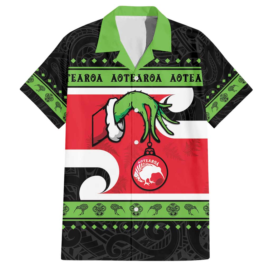 New Zealand Funny Christmas Hawaiian Shirt Maori Tiki LT05 - Vibe Hoodie Shop