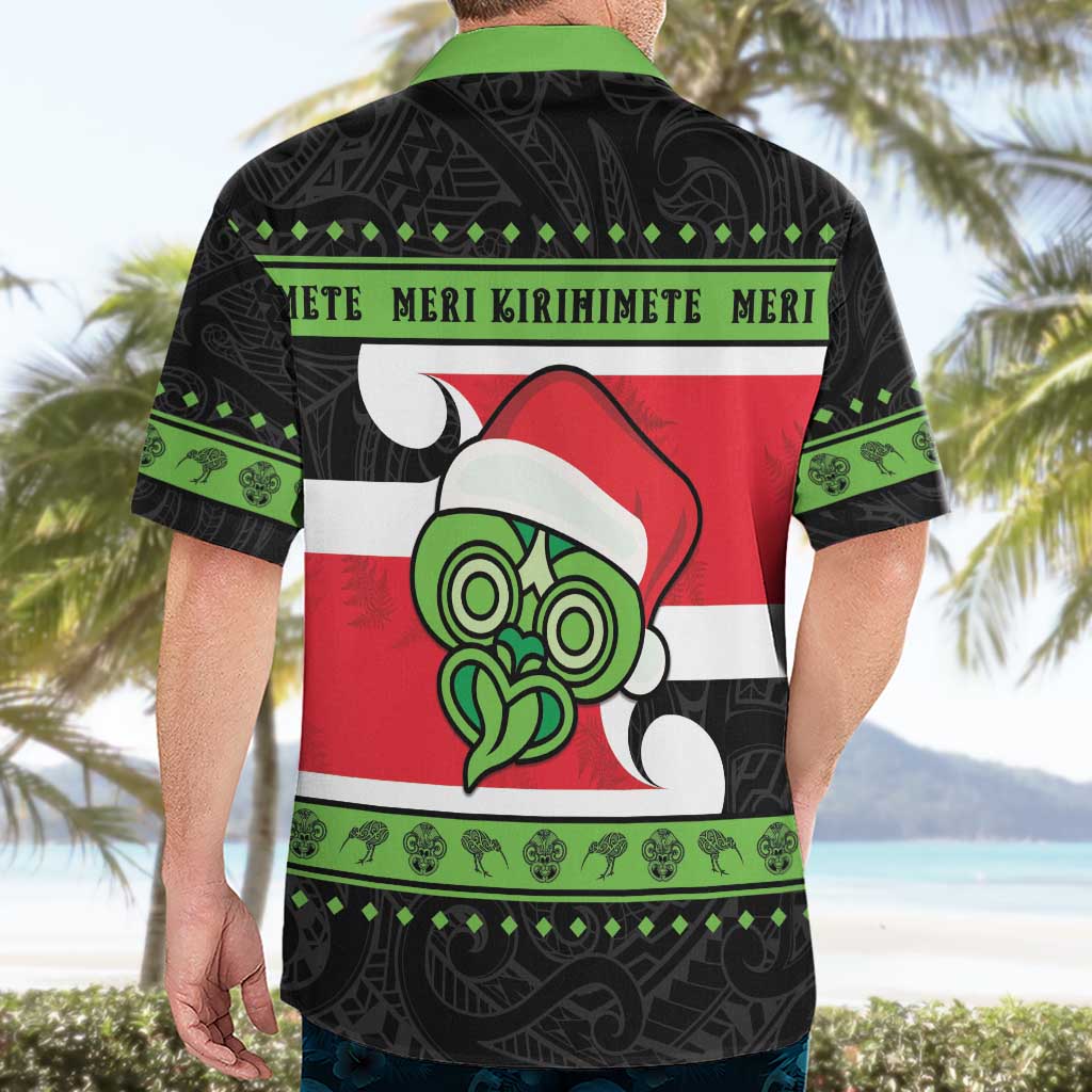 New Zealand Funny Christmas Hawaiian Shirt Maori Tiki LT05 - Vibe Hoodie Shop