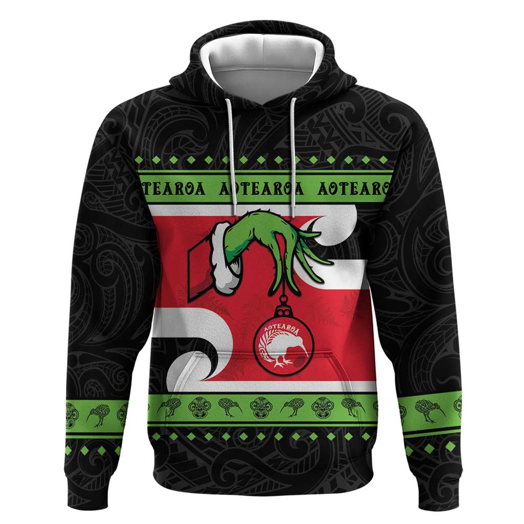 New Zealand Funny Christmas Hoodie Maori Tiki LT05 - Vibe Hoodie Shop