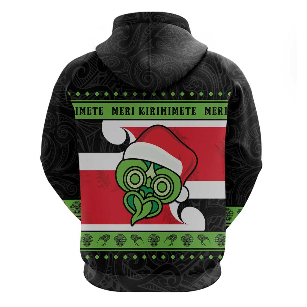 New Zealand Funny Christmas Hoodie Maori Tiki LT05 - Vibe Hoodie Shop