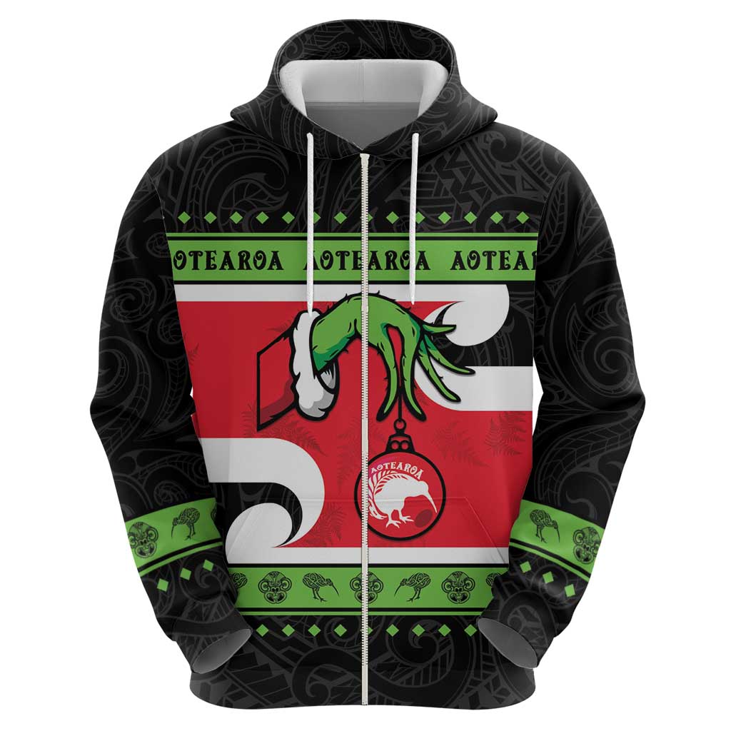 New Zealand Funny Christmas Hoodie Maori Tiki LT05 - Vibe Hoodie Shop