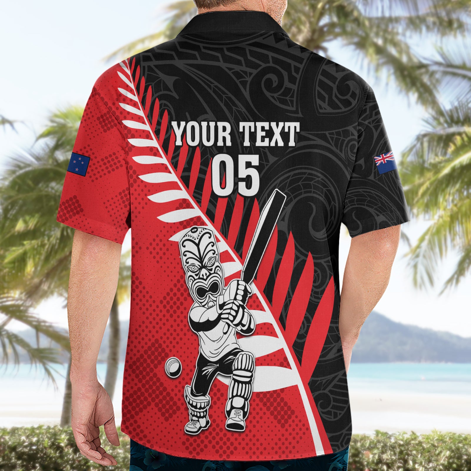 Custom New Zealand Canterbury Cricket Hawaiian Shirt With Maori Pattern LT05 - Vibe Hoodie Shop