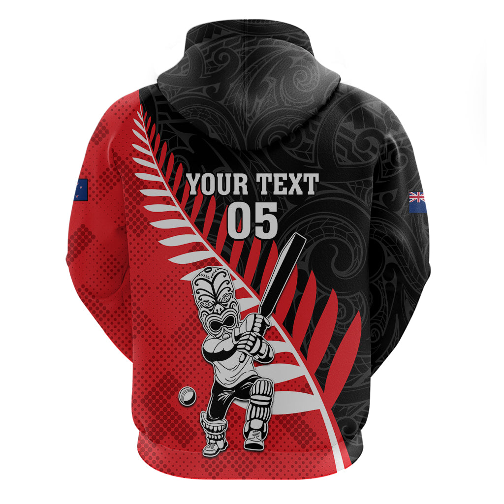 Custom New Zealand Canterbury Cricket Hoodie With Maori Pattern LT05 - Vibe Hoodie Shop