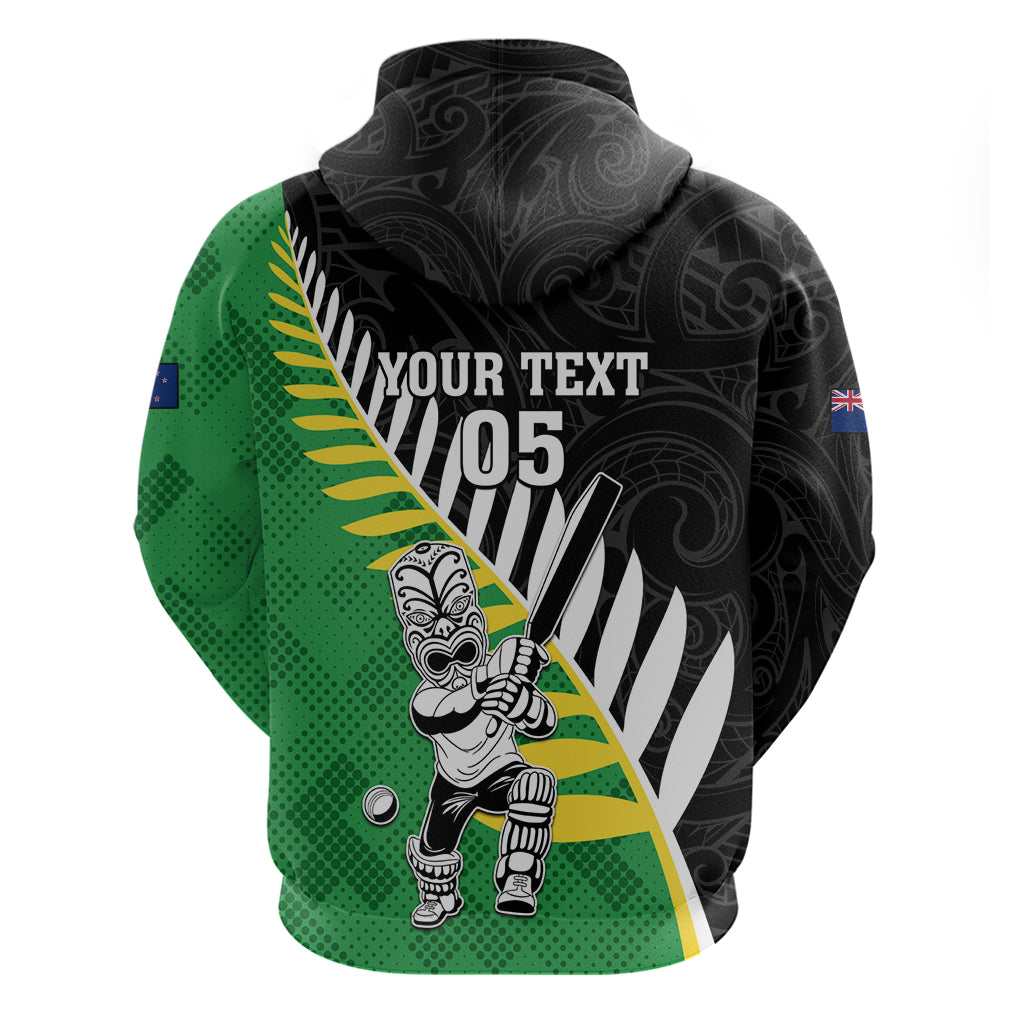 Custom New Zealand Central Districts Cricket Hoodie With Maori Pattern LT05 - Vibe Hoodie Shop