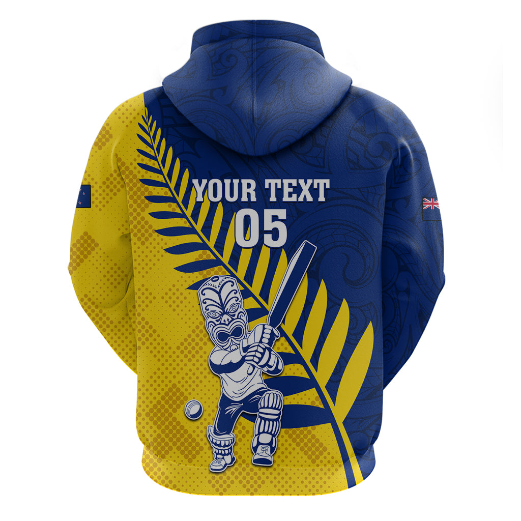 Custom New Zealand Otago Cricket Hoodie With Maori Pattern LT05 - Vibe Hoodie Shop