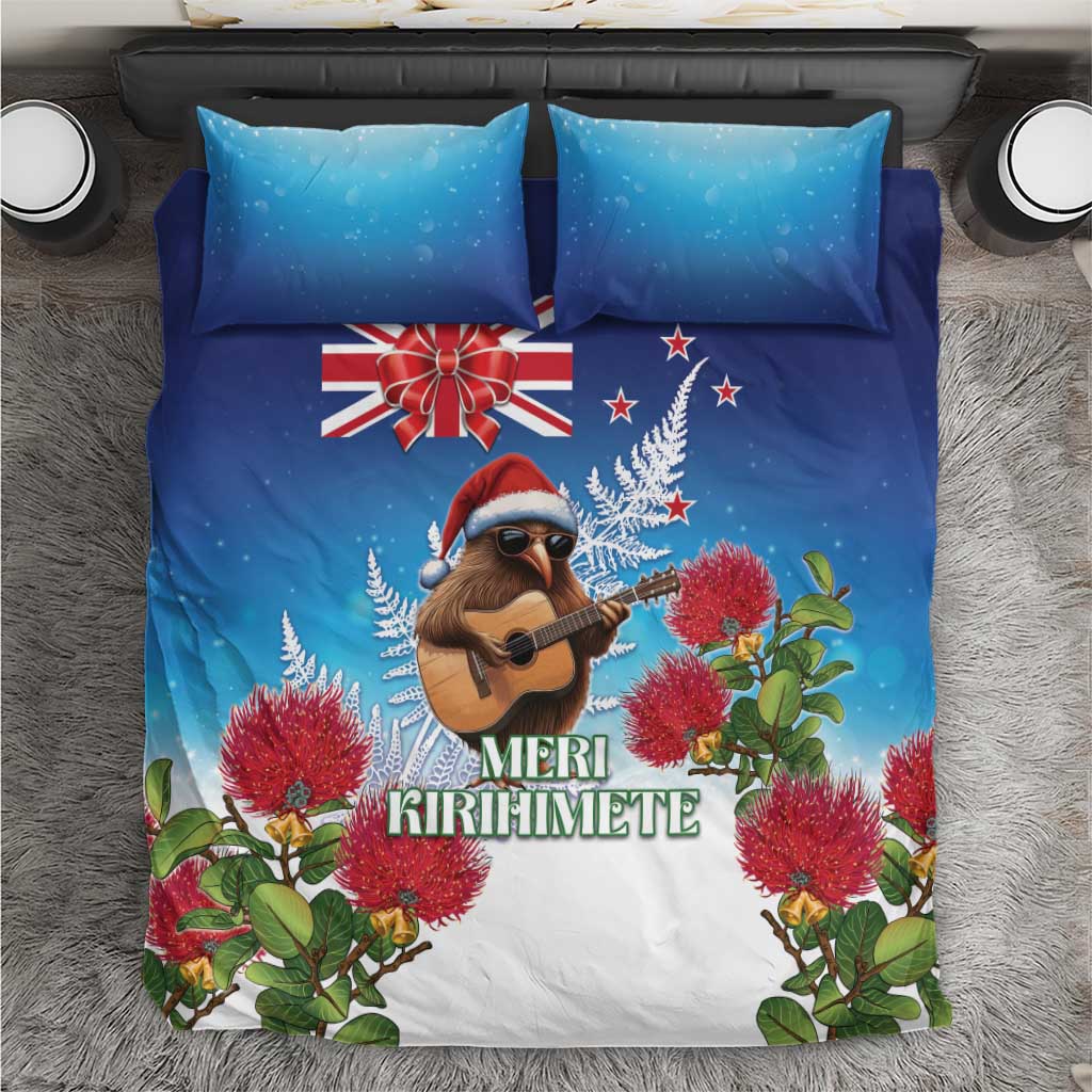 New Zealand Kiwi Christmas Bedding Set Xmas Vibe LT05 - Vibe Hoodie Shop
