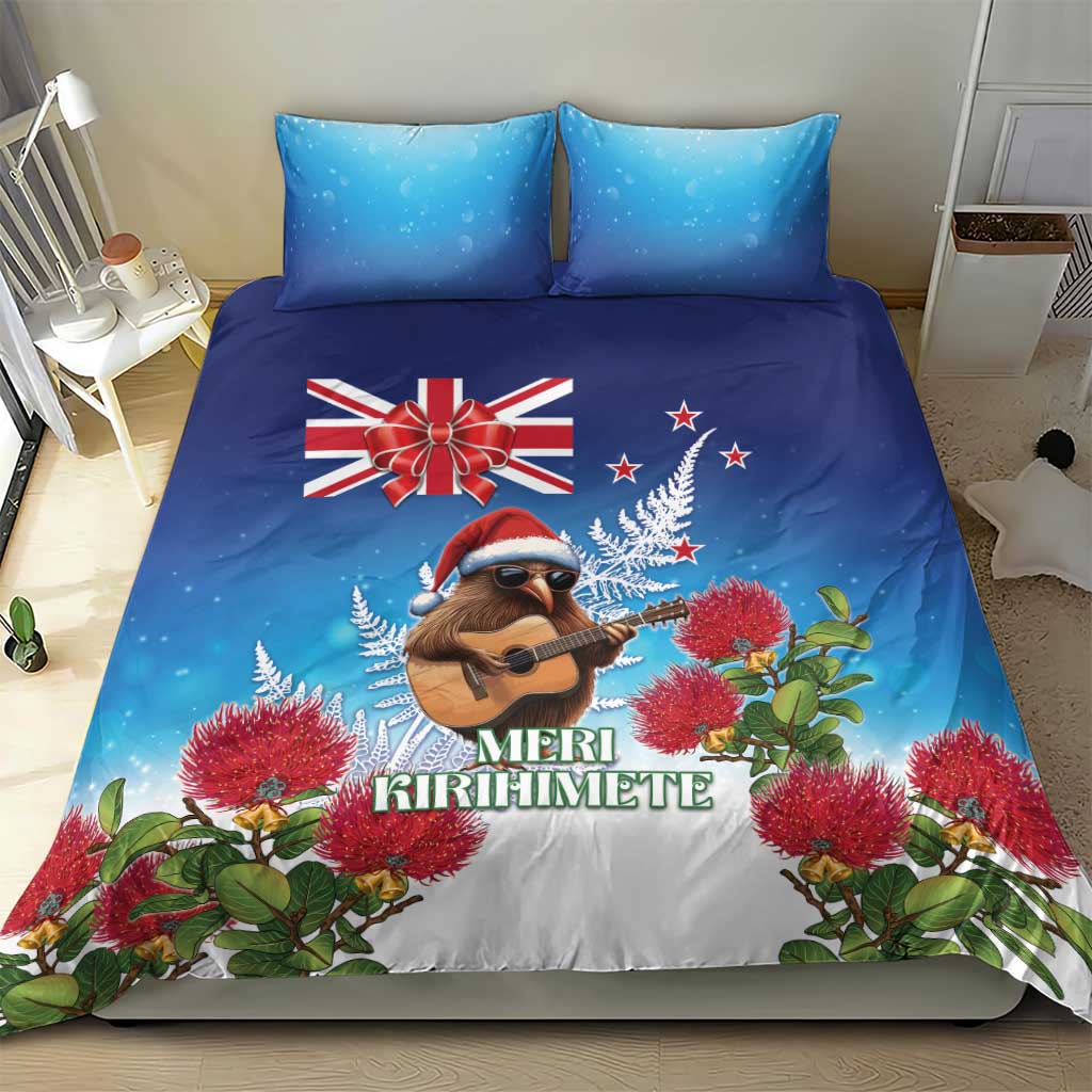 New Zealand Kiwi Christmas Bedding Set Xmas Vibe LT05 - Vibe Hoodie Shop