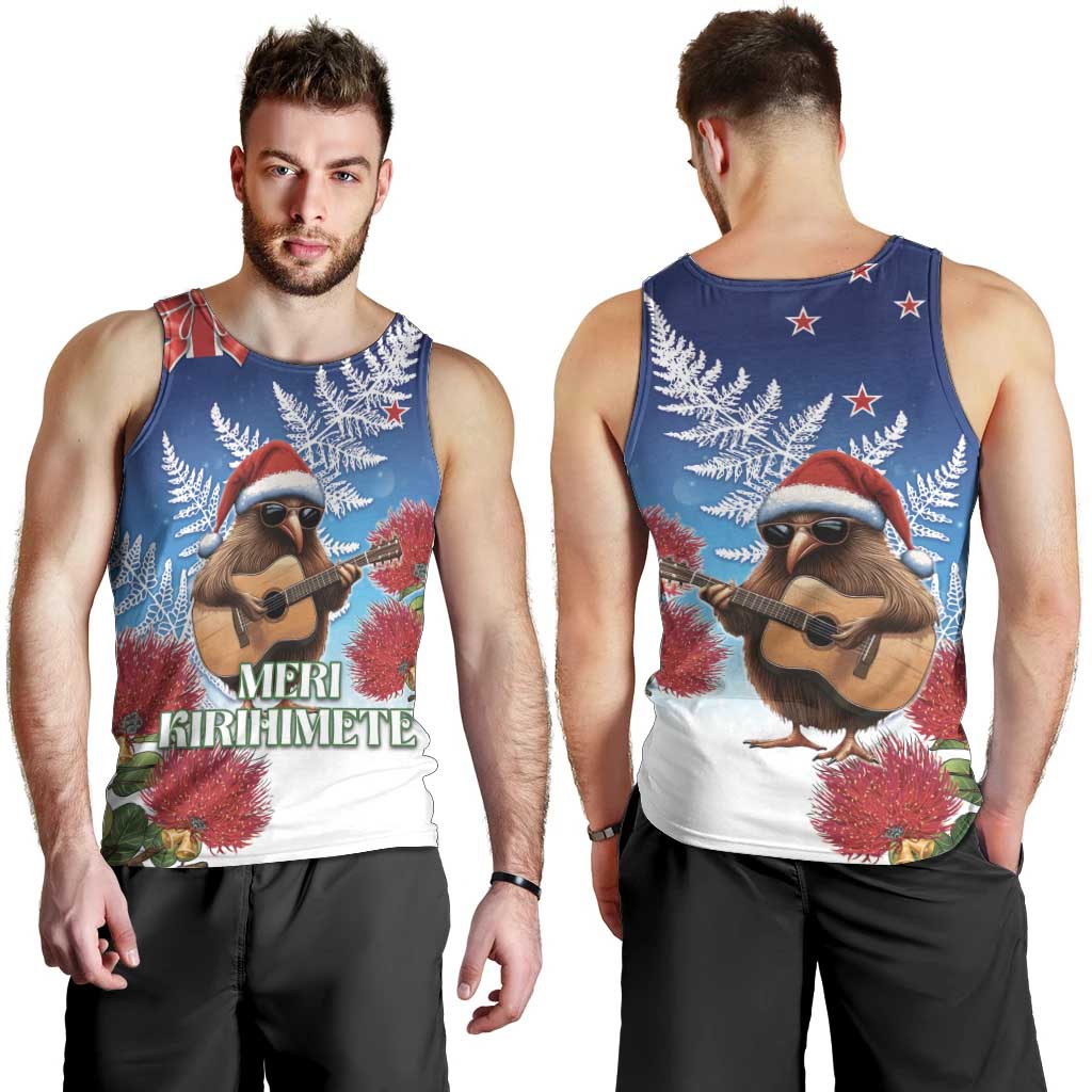 New Zealand Kiwi Christmas Men Tank Top Xmas Vibe LT05 - Vibe Hoodie Shop